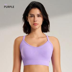 Mujeres Cross Back Sujetadores deportivos Fitness Gym Bra Beauty Back Running Workout Tops Transpirable - Product Image 6