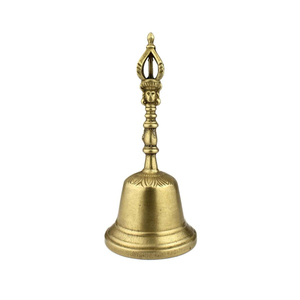 Truyền Thống Ấn Độ Brass Pooja Tay Chuông Vàng-Mạ <span class=keywords><strong>Garuda</strong></span> Hình Nghi Lễ Tôn Giáo Đền Ghanti Cho Nhà Mandir Nhà Máy Giá - Product Image 5