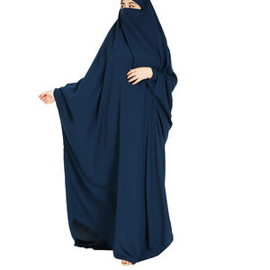 Robe Abaya Juba longue à manches longues de grande taille décontractée pour femmes, vêtements islamiques, vêtements traditionnels musulmans, hijab - Product Image 2