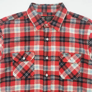 Chemises de travail à carreaux 100 % coton à bords bruts, double poche poitrine, boutons-pression, style streetwear automne, écologiques, directement de l'usine - Product Image 4