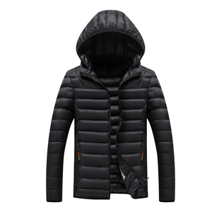 Vestes matelassées en laine personnalisées, manteaux d'hiver imperméables avec étiquettes personnalisées, vente en gros de vestes bomber pour hommes d'extérieur - Product Image 6