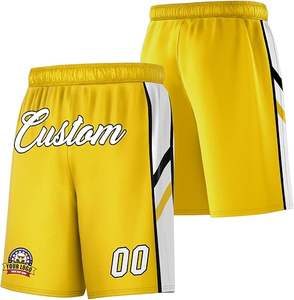 Pantalones cortos de verano clásicos de moda para hombre OEM, monos holgados de malla transpirable de secado rápido, informales de nailon y algodón con logotipos impresos - Product Image 6