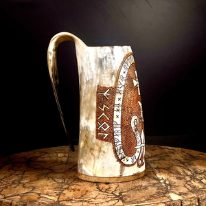 Taza de Vidrio de Cuerno de Búfalo de 500 ml, Diseño de Lujo para Fiestas de Vino Blanco, Precios al por Mayor - Product Image 1