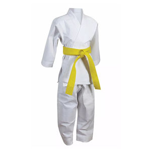 ชุดยูโด BJJ ผ้าโพลีเอสเตอร์ผสมฝ้าย ย้อมสีเรียบ สำหรับศิลปะการต่อสู้ MOQ ต่ำ ราคาถูกมาก - Product Image 6