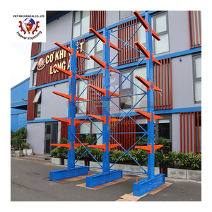 Custom Cantilever <b>Racking</b> High Capacity <b>Storage</b> Rack <b>for</b> Steel Pipe and Lumber Organization Use - Product Image 6