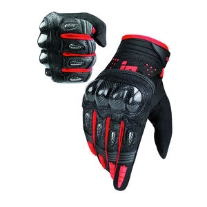 Gants de moto en cuir pour hommes Gants de moto respirants à doigts entiers Logo personnalisé Équipement d'équitation Protection de qualité supérieure - Product Image 3