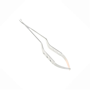 Tijeras Micro Yasargil Manuales de Alta Calidad con Hojas Anguladas y Punta Curva de Acero Inoxidable para Uso Quirúrgico - Product Image 2