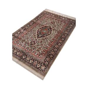 Tapis en soie noué à la main Gulmarg Pae-5770 bleu pour la prière - Product Image 2