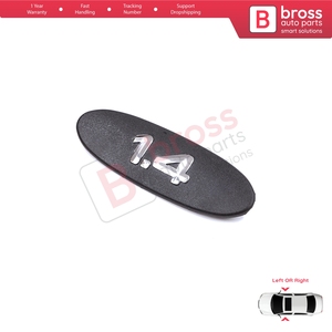 BSP574 Black 1.4 Logo Badge Monogram Emblem for Clio MK2 II BB CB Kangoo MK1 FC KC 7700422223 - Product Image 4