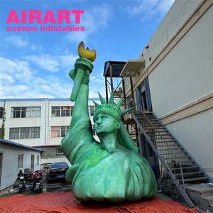 Décoration de <span class=keywords><strong>ballon</strong></span> <span class=keywords><strong>gonflable</strong></span> carré Statue de la Liberté, <span class=keywords><strong>sculpture</strong></span> de dame <span class=keywords><strong>gonflable</strong></span> personnalisée en usine pour accessoire de location publicitaire - Product Image 3