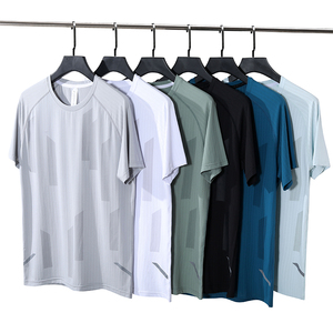 Camisetas bordadas de chenilla para hombre de verano personalizadas camiseta unisex de algodón con letras bordadas de toalla colorida camiseta de peso pesado - Product Image 6