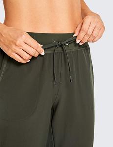 Pantalones de hombre informales con cierre de cordón de poliéster/algodón antiarrugas lavado ligero de invierno al por mayor de alta calidad - Product Image 5