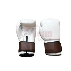 Profesional Grado-A Pro Guantes de boxeo de cuero de vaca Durable 8oz PU Cuero al por mayor para la venta - Product Image 4
