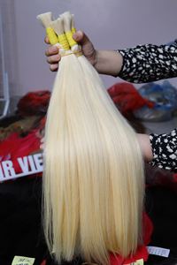 Cheveux vietnamiens bruts avec des extensions de cheveux humains de qualité supérieure 60C couleur de cheveux pour le prix de gros - Product Image 5