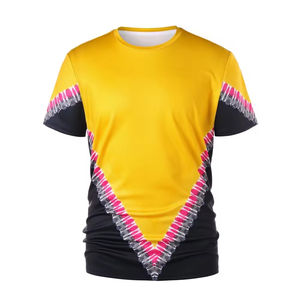 Camiseta de Sublimación para Hombre, Poliéster/Algodón, Ecológica, de Secado Rápido, Moda de Verano, Opciones de Logotipo y Color Personalizados - Product Image 3