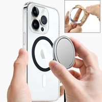 Autocollant d'anneau en métal pour Magsafe magnétique sans fil compatible avec les accessoires de conversion de support magnétique de téléphones portables noir