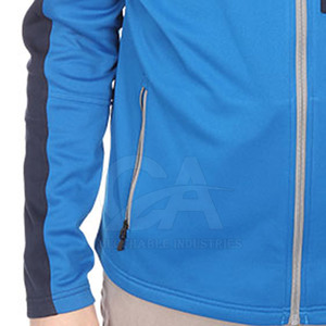 Randonnée Camping Voyage Veste Hiver Saison Hommes Softshell Hoodie Hommes Léger Softshell Panel Hoodie - Product Image 3