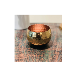 Contenedor de cobre Portavelas de tubo Portavelas para bodas Artículos decorativos para exteriores y Mesa - Product Image 1