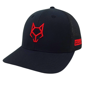 Logo brodé 2D et patch en caoutchouc personnalisé Chapeaux de camionneur structurés à 6 panneaux Casquettes Bandes de couture imprimées Boucle à simple boutonnage OEM - Product Image 2