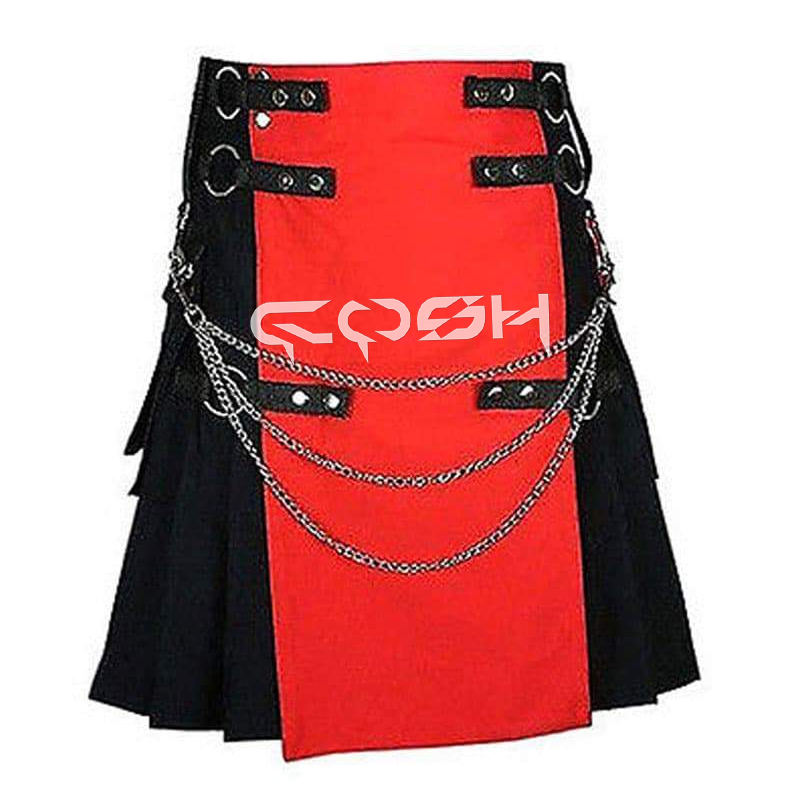 สีดำและสีแดง