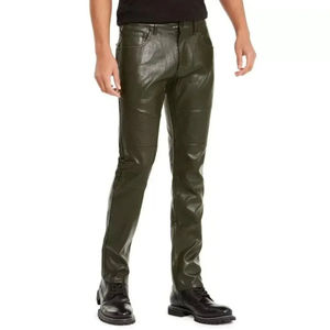 กางเกงหนังทำเองสำหรับผู้ชายกางเกงหนังสไตล์ออกแบบได้ตามต้องการ - Product Image 5