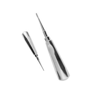 Élévateurs radiculaires professionnels en acier inoxydable, instruments dentaires, finition miroir mat, certifiés CE, fabricant Pakistan - Product Image 1