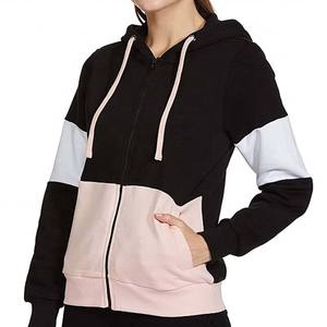 Precios al por Mayor, Sudaderas Casuales Transpirables de Invierno para Mujer, Color Sólido, Logotipo Personalizado en la Parte Delantera, 100% Algodón Ecológico de Secado Rápido - Product Image 2
