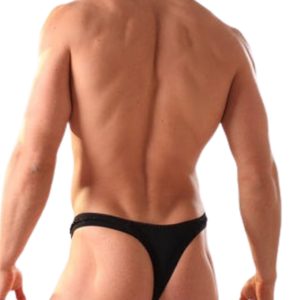 Mens Leather Booty Shorts <b>Black</b> Faux Leather Fetish Clubwear Short Shorts - Product Image 3