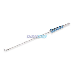 Pince DeBakey à pointe angulaire de 1 mm, tige de 5 mm, longueur de travail de 11''/28 cm, poignée à pression, acier inoxydable, manuelle - Product Image 3