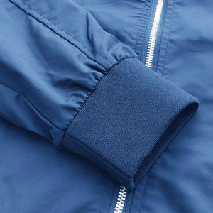 Veste de bombardier décontractée en coton et polyester pour homme, impression personnalisée, bouton recouvert, tricoté, pour l'extérieur, printemps, automne - Product Image 4