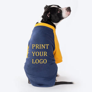 Vente en gros de vêtements de luxe colorés avec lettres imprimées pour petits, moyens et grands chiens, t-shirts fins d'été pour animaux de compagnie - Product Image 4