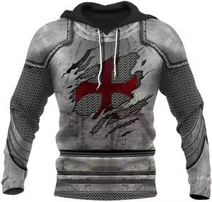 เสื้อสเวตเตอร์แบบสวมหัวสำหรับผู้ชายเสื้อไม่มีฮู้ดไม่มีสายขนาดใหญ่พิเศษใส่โลโก้ได้ตามต้องการเสื้อผ้าแนวสตรีทซักเสื้อผ้าฝ้ายเทอร์รี่น้ำหนักแบบเรียบ - Product Image 2