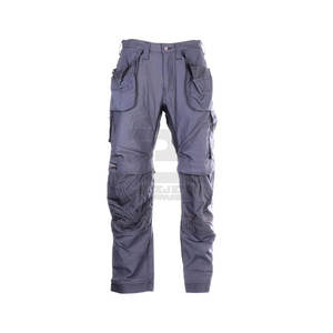 Pantalon Cargo en Toile Léger pour Homme Taille Moyenne Multi-Poches Couleur Unie Marque Privée en Vente - Product Image 1