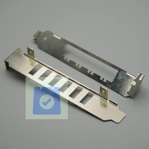 Soportes PCI de ordenador niquelados fabricación estampados de chapa de acero personalizados EE. UU. - Product Image 3