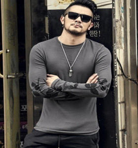 Premium Unisex 180Gsm Oversize Camiseta de manga larga Diseño personalizado 100% Algodón Camiseta de manga larga para hombre - Product Image 4