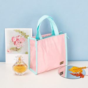 Custom Logo <b>Canvas</b> Eco-friendly Reusable Luxury Ladies Multi-function Tote Bags PP Webbing Handles for Daily Life Grocery - Product Image 2