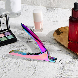 Premium Qualité Titane Couleur Enduit Coupe Ongle Faux Ongles Clippers Acrylique Conseil Cutters Ongle Bord Cutter - Product Image 6