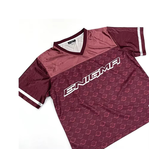 Maillot de football unisexe en maille respirante à séchage rapide et économique, tissu 100 % polyester - Product Image 3