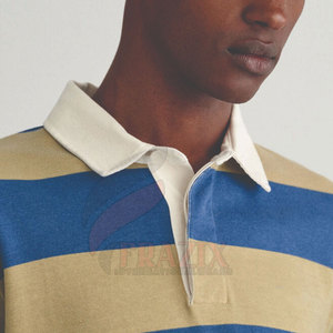 Camisetas de Rugby Personalizadas para Hombre, Transpirables, de Secado Rápido, 100% Algodón, Ropa de Entrenamiento al por Mayor - Product Image 5