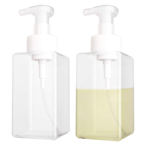 เครื่องจ่ายสบู่แบบโฟม15ออนซ์สบู่เหลวล้างมือขวดปั๊มพลาสติกเปล่าสำหรับห้องน้ำซิงค์ห้องครัวโรงพยาบาลคลินิก - Product Image 1