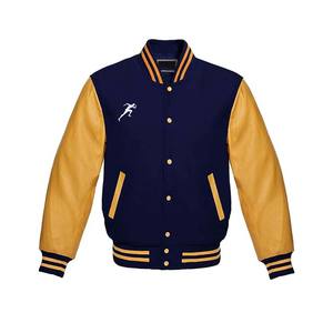 Veste universitaire de haute qualité 2024 dernière haute rue Style en gros personnalisé hommes vestes d'hiver plaine Lettermen Baseball vestes - Product Image 1