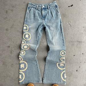 Chaquetas de mezclilla con patrón de logotipo de ropa de calle con cuello levantado de invierno personalizadas OEM de alta calidad para hombres - Product Image 4