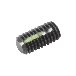 K0707 M8 x 12 Grub Screw Hex Socket <b>Thread</b> <b>Lock</b> Steel Black Bright DIN EN ISO 4026 - Product Image 1