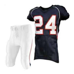 Ensemble de maillots de football américain pour adultes, personnalisable en couleur, entièrement sublimé, en coton/polyester, respirant, léger, fabrication directe - Product Image 2