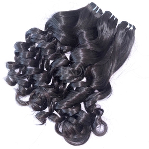 Mechones hinchables de color natural de buena calidad de 100% extensiones de cabello humano vietnamita cabello crudo - Product Image 5