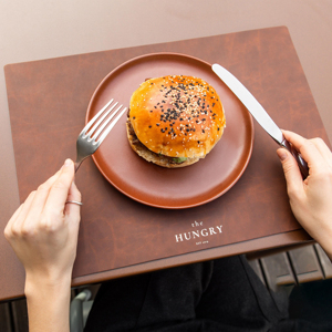 Wholesale Leather <b>Table</b> <b>Mats</b> for Restaurant Dining Washable Waterproof Non Slip Heat Smell Proof Heavy Duty Comfortable - Product Image 6