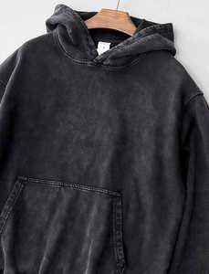 Sudaderas Extra Grandes para Hombre OEM, Sudadera Vintage, Sudadera con Capucha para Parejas, Sudadera con Lavado Ácido para Hombre, Sudaderas de Moda Urbana - Product Image 5