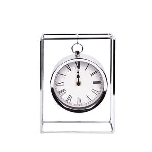 Horloge de table mécanique en métal à piles luxueuse avec un design classique moderne, un aspect raffiné pour les espaces formels et informels - Product Image 4