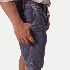 Shorts de Estilo Urbano con Lavado Ácido, Hechos con la Mejor Tela, Ligeros, Hechos a Medida, para Venta en Línea - Product Image 5