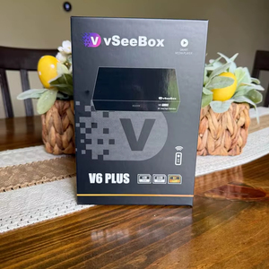 v See Box V6 Plus Android 14 Smart <b>TV</b> Box 8K HDR Streaming AI Voice <b>Remote</b> - Product Image 1